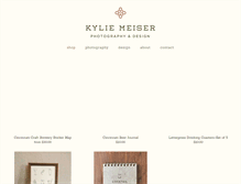 Tablet Screenshot of kyliemeiser.com